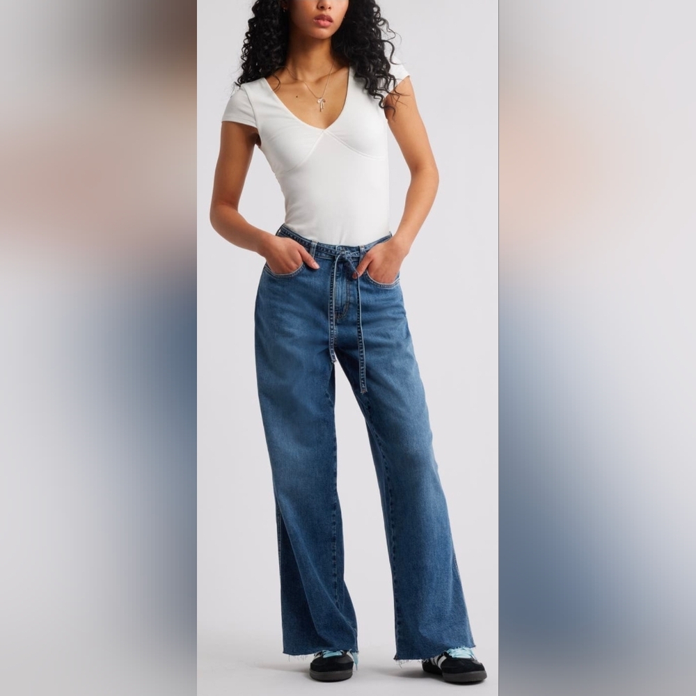 NWOT BP Super Soft High Rise Baggy Jeans SIZE 25